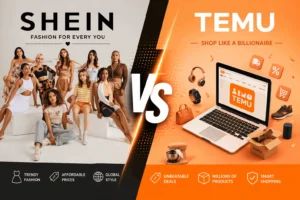 Shein VS Temu blog banner
